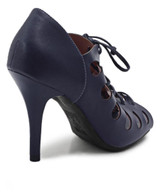 Lace Up Court - Navy
