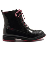 Lace Up Boots  - Black