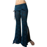 Lace Trousers Women Pants 2016 Summer Casual Ladies Beach Lace Wide Leg Pants Women Plus Size Pants Flare Trousers
