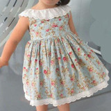 Lace Flower Girl Dresses Wedding Party Gown Formal Dresses Graduation Children Girls Kid Summer Lovely Flower Sundress Clothing