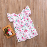 Lace Floral Romper baby clothing Newborn Infant Baby Girl Romper Outfits Sunsuit Clothes 0-4Y