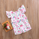 Lace Floral Romper baby clothing Newborn Infant Baby Girl Romper Outfits Sunsuit Clothes 0-4Y
