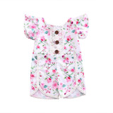 Lace Floral Romper baby clothing Newborn Infant Baby Girl Romper Outfits Sunsuit Clothes 0-4Y