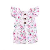 Lace Floral Romper baby clothing Newborn Infant Baby Girl Romper Outfits Sunsuit Clothes 0-4Y