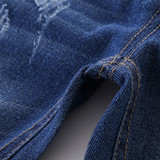 Kobeinc 2017 New Hole Children Jeans Fashion Solid Denim Baby Girls&amp;Boys Clothes Casual Kids Pants Spring Autumn Demin Trousers