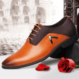 Big Size New Fashion Men Wedding Dress Shoes Black Shoes Round Toe Flat Business British Lace-up Men's Shoes