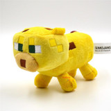 Big size High Quality Minecraft Stuffed Plush Toys Minecraft Ocelot Animal Plush Toys yellow 24CM/36cm for Kids Plush Toys Dolls