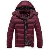 Big Size 5XL Winter Jacket Men Warm Down Jacket Casual Parka Men padded Winter Jacket Casual Handsome Winter Coat Hooded Parkas
