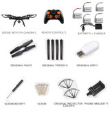 Big Shatter Resistant Selfie Drone With Camera Fpv Rc Drone 6-axis Rc Helicopter Wifi 4ch Quadcopter Toy For Children Ky501 Dron