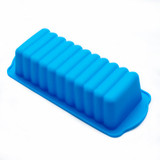 Big Silicone Rectangle Non Stick Bread Loaf Cake Mold Bakeware Baking Pan Oven Mould 26*14CM random color supply
