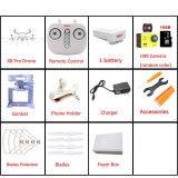 FPV Selfie Drones Quadcopter Helicopter GPS RC Drone camera 2.4G Professional