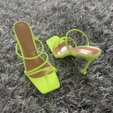 Valentina Snake Print Sandal