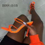 Valentina Snake Print Sandal