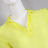 Big Sale Long Sleeve Women Chiffon Blouses Casual Shirts Thin Women Tops Blusas Solid Ladies Cheap Clothes China Spring Summer
