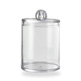 Big Promotion Acrylic Cotton Swab Organizer Box Portable Round Container Storage Case Make up Cotton Pads Q-tip Box For Home