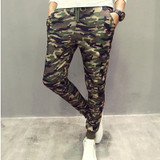 Big Promotion 2017 Mens Fashion sweatpants Pants Camouflage Fashion Pure Cotton Harem Pants Men Slim Printing Joggers Pants
