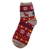 Hot Sale Winter Women and Men Christmas Socks Cotton Gift Deer Pattern Warm Ladies Funny Soft Socks Meias