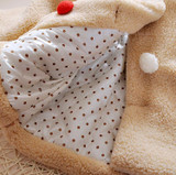 Hot Sale Winter Baby Girls Coats Kids Rabbit Jackets Fashion Hooded Children Outdoor Parka Warm Thickening Cotton-padded Coats