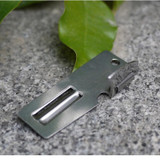 Hot sale Useful Brand New Practical Stainless Steel Double Peeler Multi Tool 2 in 1 EDC Pocket Can Opener