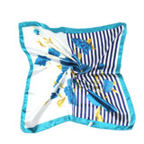 Hot Sale Square Scarf Women Fashion Four Seasons Shawl Wraps Stripe Scarves Satin Silk Soft Scarves Lady Islamic Hijab #Zer