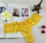 Hot Sale Sexy Lace Panties Seamless G string Underwear Women T Panty Transparent Briefs Lingerie Low Waist Intimates for Ladies