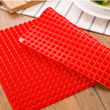 Hot Sale Pyramid Pan Nonstick Silicone Baking Mat Mould Cooking Mat Oven Baking Tray New Creative Non Stick Mat Microwave Oven