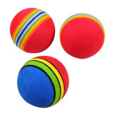 Hot Sale Pet Dog Toy Balls Pet Puppy toy Pet Cat Toy Rainbow Ball Cute Pet Toys