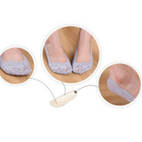 2017 Lady Must Have "Fashion Women's Cotton Lace Antiskid Invisible Liner Low Cut Socks Lady Girl Women Summer Socks 1 Pair W004