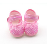 2017 Lace Cloth Shoes Baby Girls First Walkers Toddler Bow Flower Footwear Summer Baby Girl Soft Sole Shoes