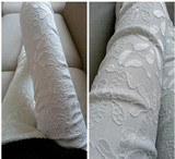 2017 Korean Slim Version Women Summer Lace Pants Crochet Skinny Stretch Cropped Leggings Trousers Pants Blcak White