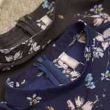 2017 Korea Fashion Women Blouse Chiffon Blusas Floral Feminina Chemise Femme Flare Sleeve Blouse Shirt Turtleneck Ladies Tops
