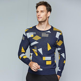 2017 Knitted Sweater Men 100% Cotton Winter Casual Pullover Brand Clothing O-neck Long Sleeve Pullovers for Solid Mens Sweaters