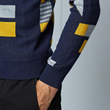 2017 Knitted Sweater Men 100% Cotton Winter Casual Pullover Brand Clothing O-neck Long Sleeve Pullovers for Solid Mens Sweaters