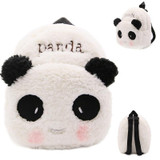 2017 Kids Plush Backpacks Mini Schoolbag Panda Baby Plush Children Bag Girls Likes Backpack Kindergarten Animal Kids Backpack
