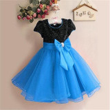 2017 Kids Patchwork Lace Dresses For Girl Bow Infant Baptism Baby Dress Princess Wedding Flower Girl Dress Children Party Wear 2017 Kids Patchwork Lace Dresses For Girl Bow Infant Baptism Baby Dress Princess Wedding Flower Girl Dress Children Party Wear