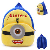 2017 Kids Infantile Mochila Soft Nap Cloth Backpacks Little Bee Plush Backpacks Mini Preschool Backpack Kindergarten School Bags