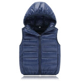 2017 Fashion Children duck down vests waistcoats baby boy Outerwear vest solid color Kids jackets Autumn baby girl's down Coats
