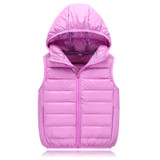 2017 Fashion Children duck down vests waistcoats baby boy Outerwear vest solid color Kids jackets Autumn baby girl's down Coats