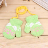 2017 Fashion Children Boy Girls Gloves Kids Coral Fleece Cute Cartoon Cat Halter Pack Gloves Warm Winter Mittens Kid Accessories