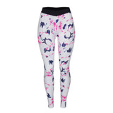2017 Fashion Casual Pants Leaf flower print skinny women pants pencil pants leggings women trousers exercise pants