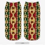 2017 Fashion Casual Cute Harajuku Funny Socks Unisex Low Cut Ankle Socks  Dollar Style Hockn 3D Printed Meias Man Women Sock