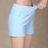 2017 fashion candy color summer shorts women casual cotton breathable stretch short feminino  plus size ladies high waist shorts