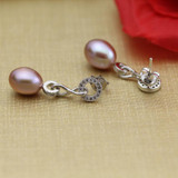 2017 Fashion Beautiful freshwater pearl earring jewelry women 925 sterling silver,white natural pearl jewelry for women gift 2017 Fashion Beautiful freshwater pearl earring jewelry women 925 sterling silver,white natural pearl jewelry for women gift