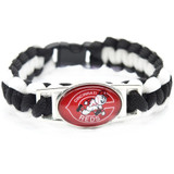 2017 Fashion Baseball Bracelet MLB Cincinnati Reds Charm Braided Bracelet for Women Men Bracelet Wide Bangle Gifts