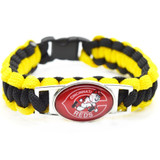 2017 Fashion Baseball Bracelet MLB Cincinnati Reds Charm Braided Bracelet for Women Men Bracelet Wide Bangle Gifts
