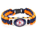 2017 Fashion Baseball Bracelet MLB Boston Red Sox Charm Braided Bracelet for Women Men Bracelet Wide Bangle Gifts
