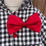 2017 Fashion Baby Girl Winter Coat clothes Cotton Bow Hooded Coat Thick Warm Outwear Clothes baby girl clothes baby Clothing