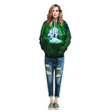 2017 Fashion Autumn Printed Hoodies Sweatshirts Men/Women 3D Wolf Galaxy Hooded Homme Muscle Funny Hoodies for Men