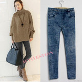 Stylish Women Denim Jeans Skinny Jeggings Pants Stretchy Leggings Trouser Free Shipping