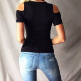 Stylish Women clothes Ladies Summer pullover V-neck pullover Loose Shirts Short Sleeve Polyester Casual Blouses one pieces